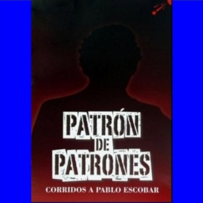 Carátula de Corridos a Pablo Escobar