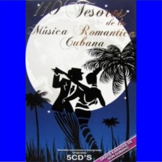 Carátula de 110 Tesoros de la Música Romantica Cubana